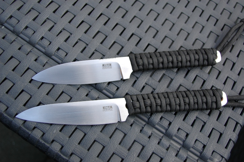 Pocket Fixed blades cordwrapped